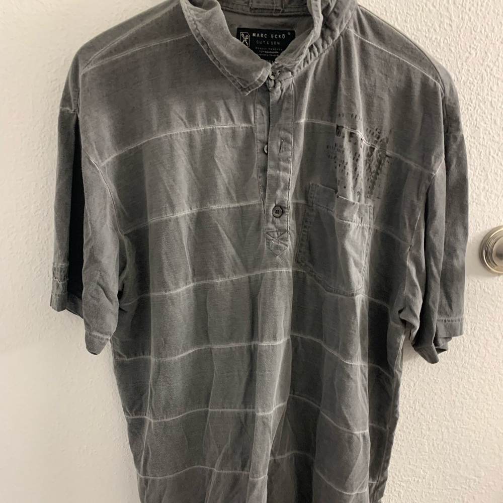 Marc Ecko grey polo